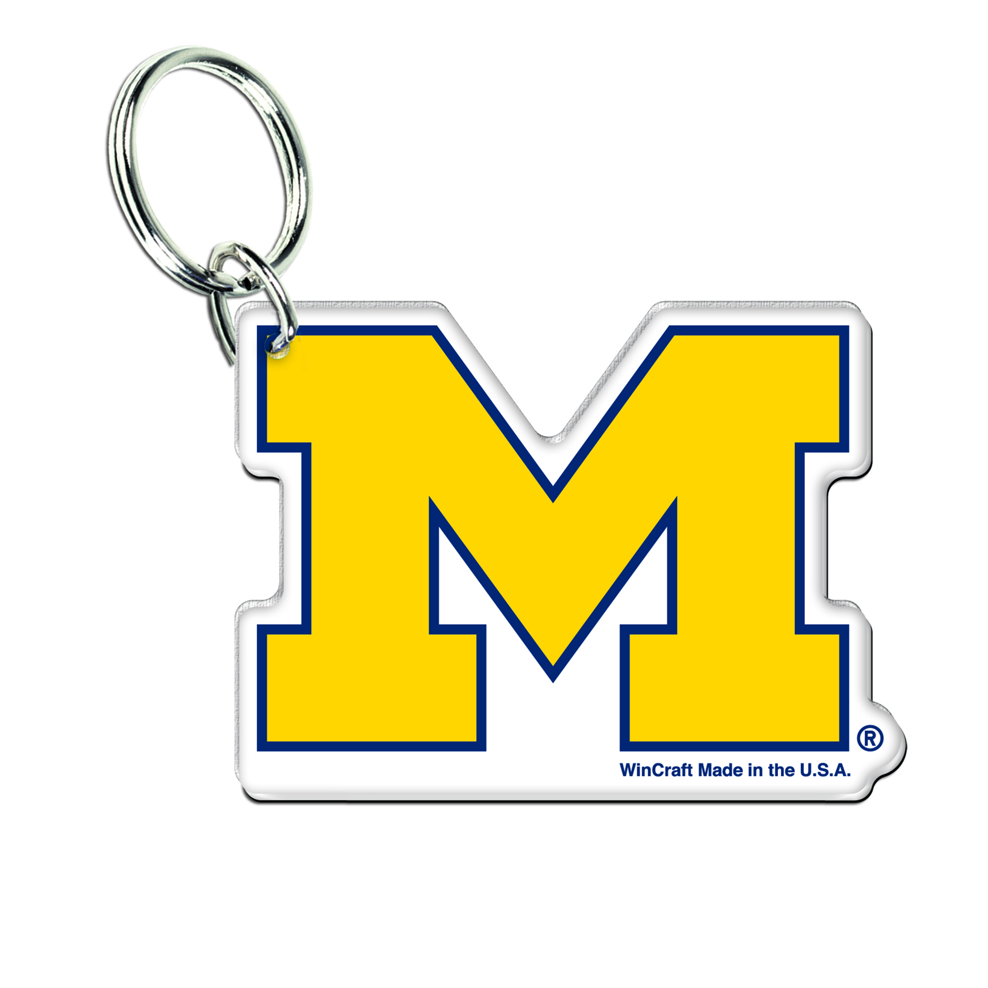 WinCraft Michigan Wolverines Premium Acrylic Team Key Ring