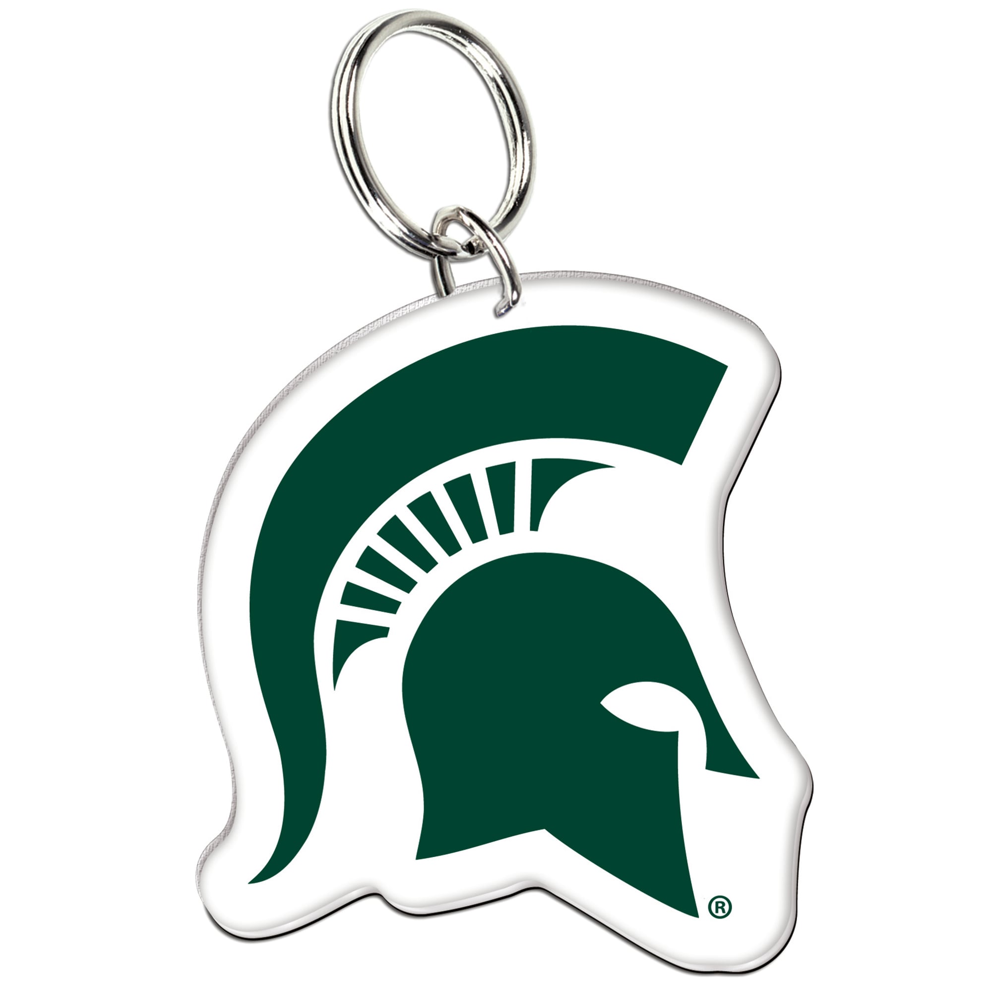WinCraft Michigan State Spartans Premium Acrylic Team Key Ring