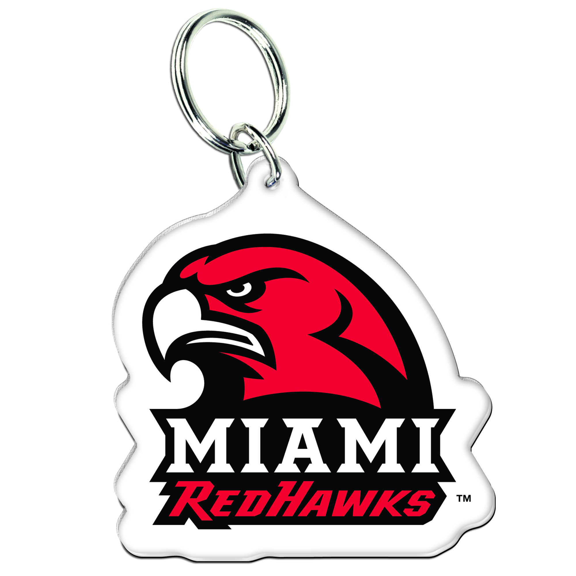 WinCraft Miami University RedHawks Premium Acrylic Team Key Ring
