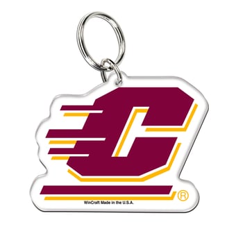 WinCraft Cent. Michigan Chippewas Premium Acrylic Team Key Ring