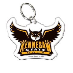 WinCraft Kennesaw State Owls Premium Acrylic Team Key Ring