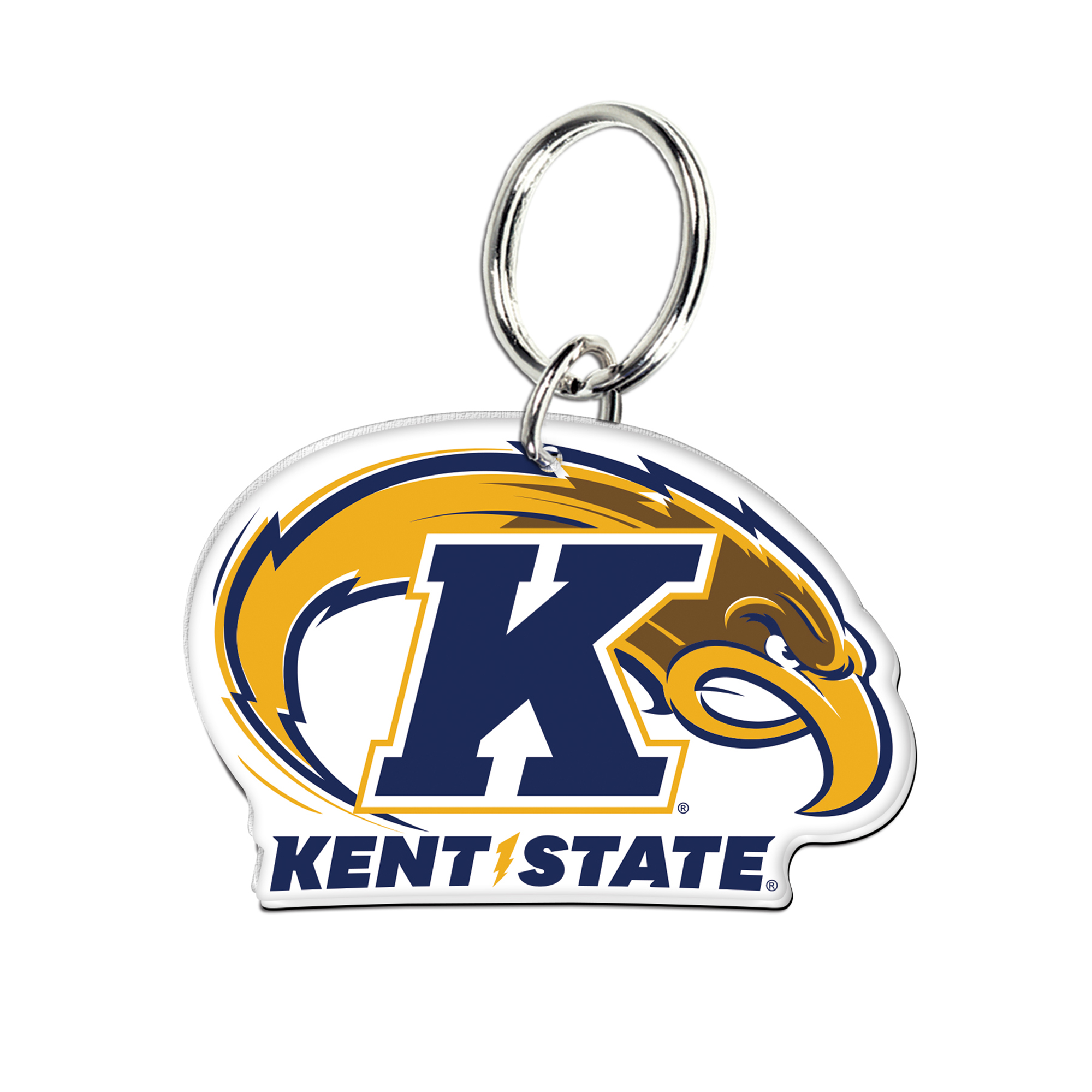 WinCraft Kent State Golden Flashes Premium Acrylic Team Key Ring