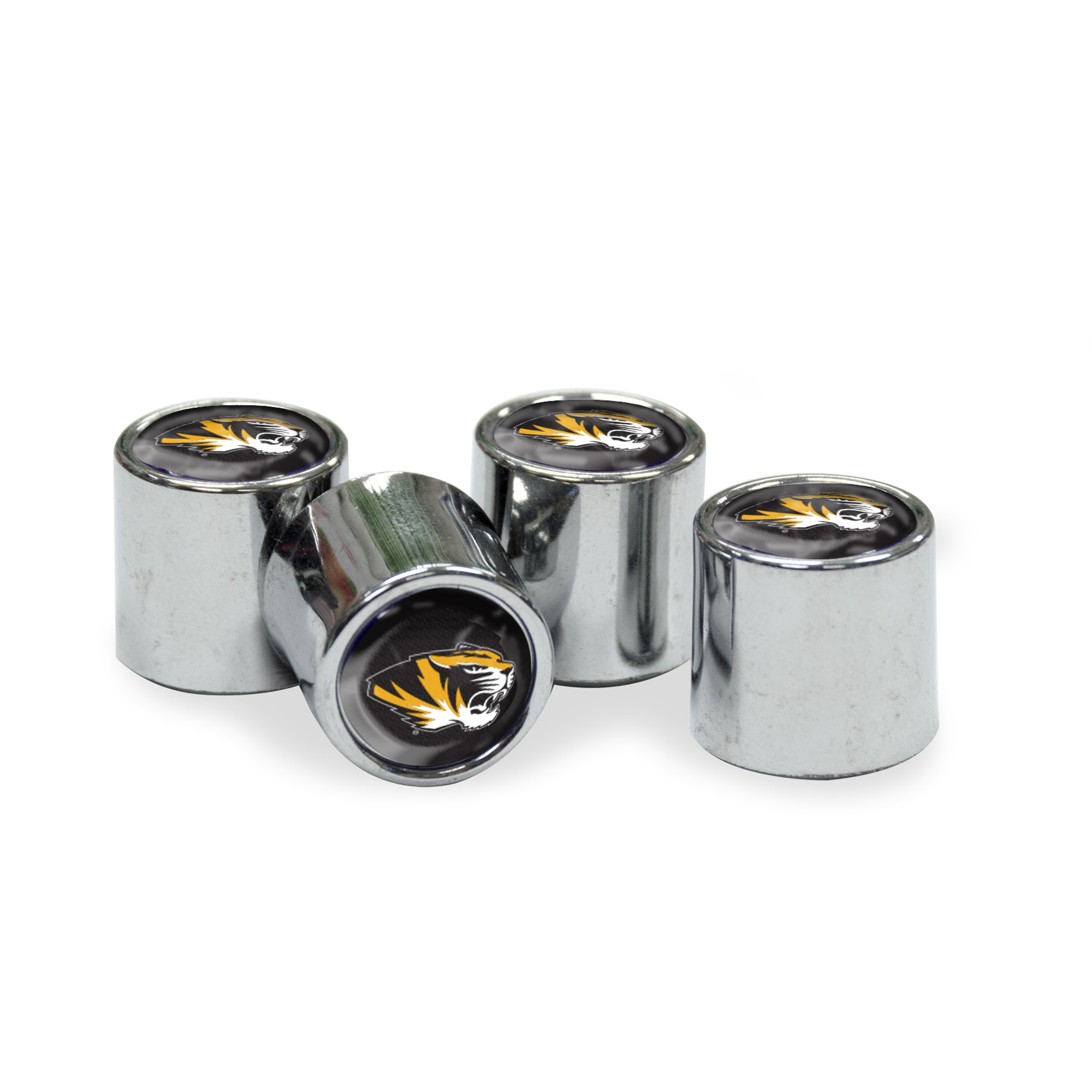 WinCraft Missouri Tigers Mini Team Logo Valve Stem Covers