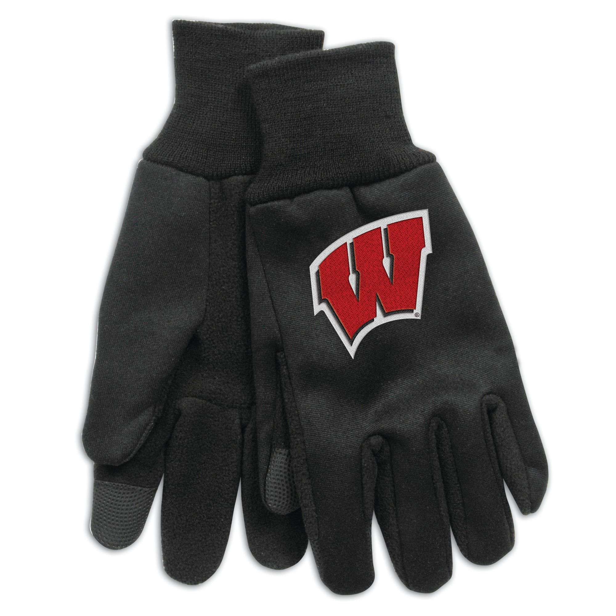 WinCraft Wisconsin Badgers Team Logo Technology Gloves
