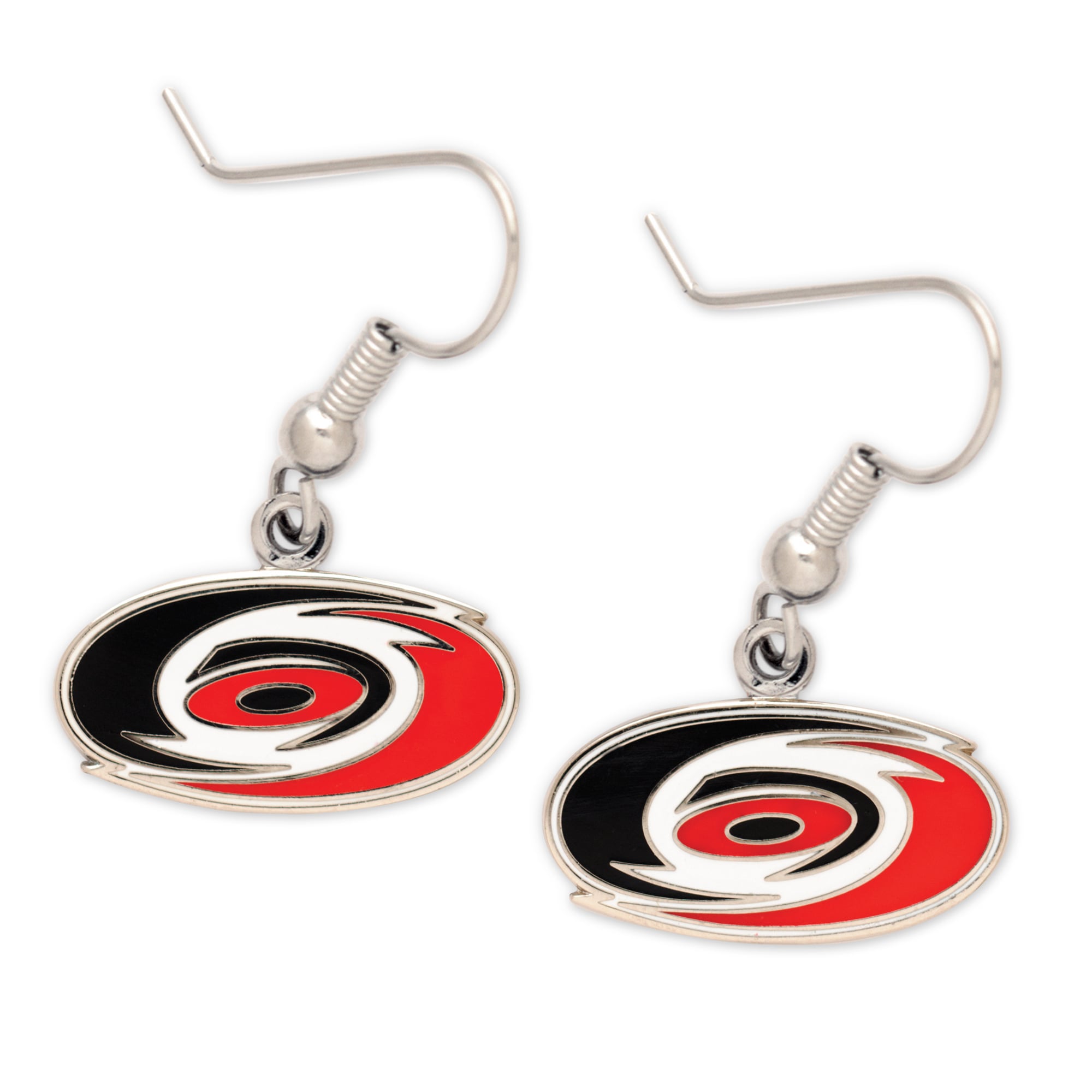 WinCraft Carolina Hurricanes Logo Dangle Earrings