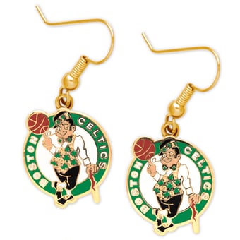 WinCraft Boston Celtics Logo Dangle Earrings