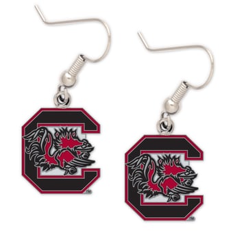 WinCraft South Carolina Gamecocks Logo Dangle Earrings