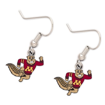 WinCraft Minnesota Golden Gophers Logo Dangle Earrings
