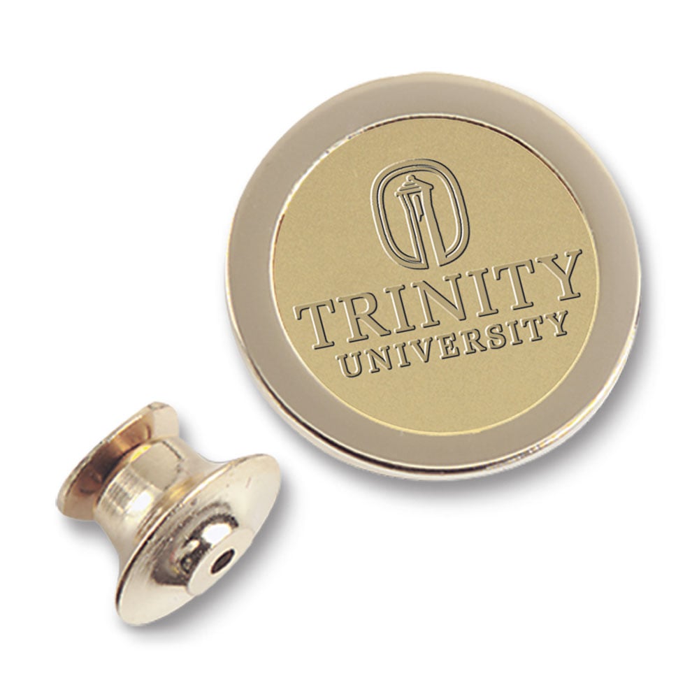 Gold Trinity Tigers Logo Lapel Pin