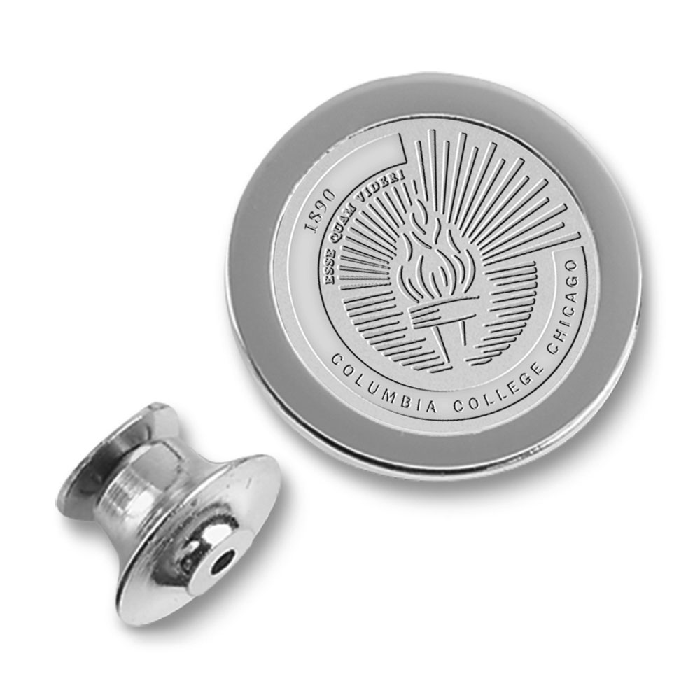 Silver Columbia Renegades Lapel Pin