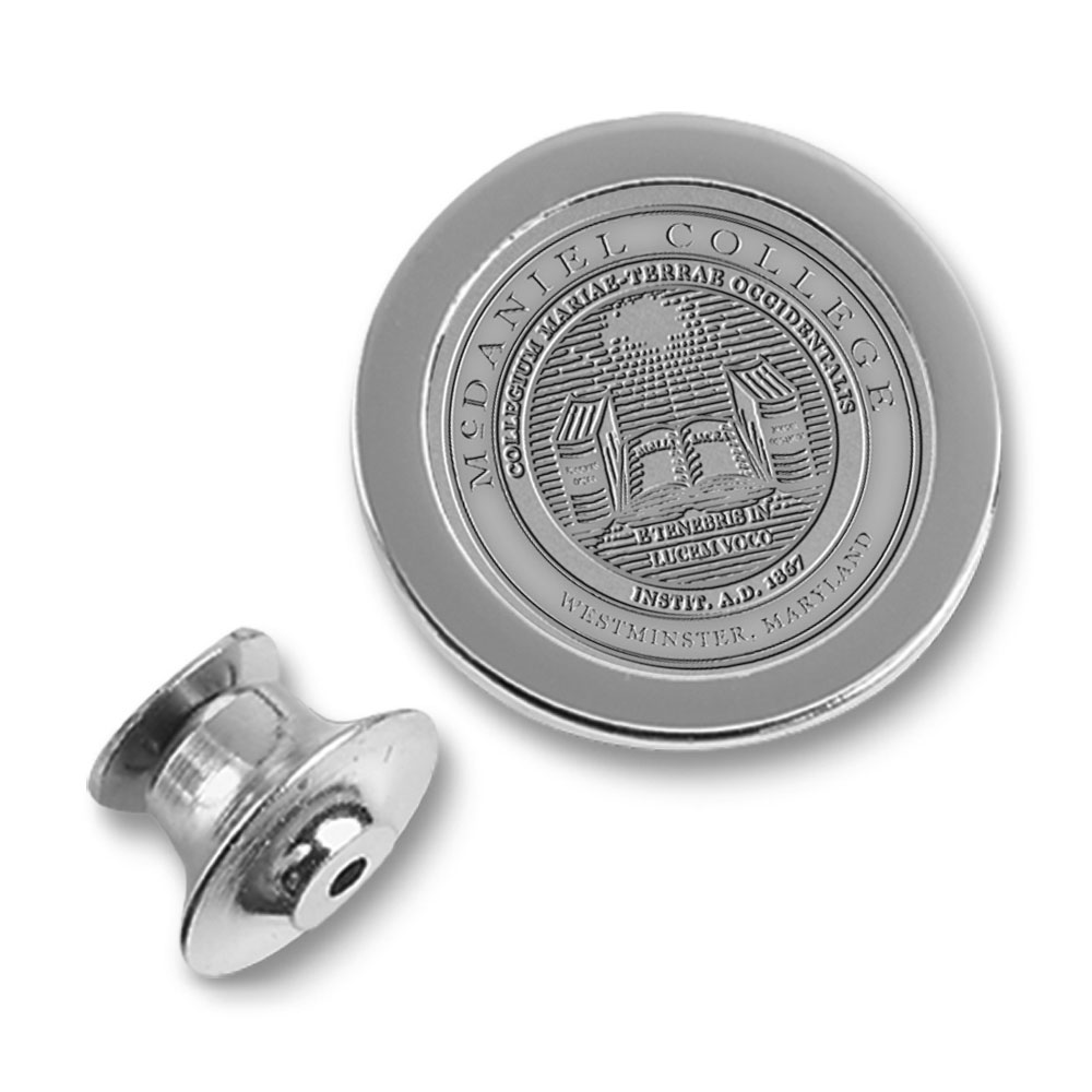 Silver McDaniel Green Terror Lapel Pin
