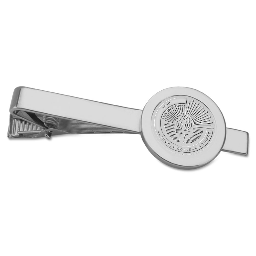 Silver Columbia Renegades Logo Tie Bar
