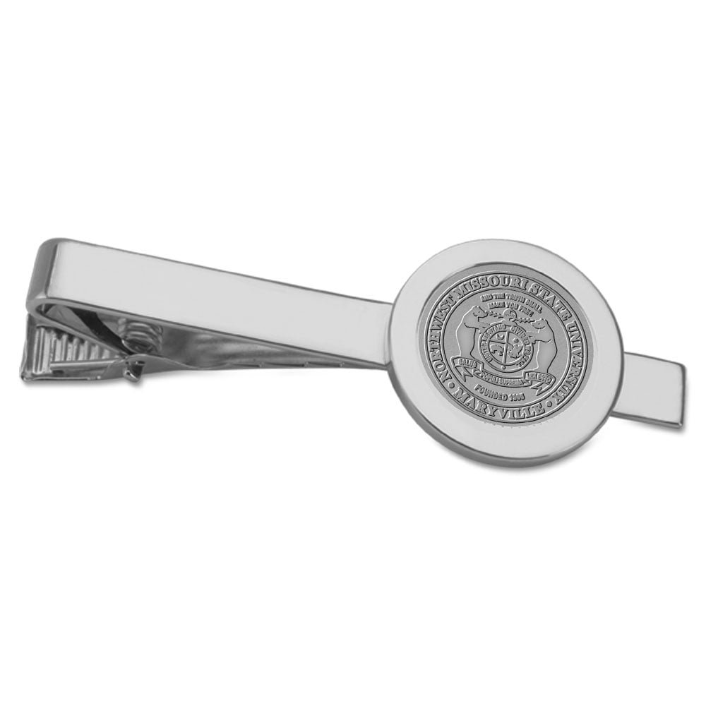 Silver Northwest Missouri State Bearcats Logo Tie Bar