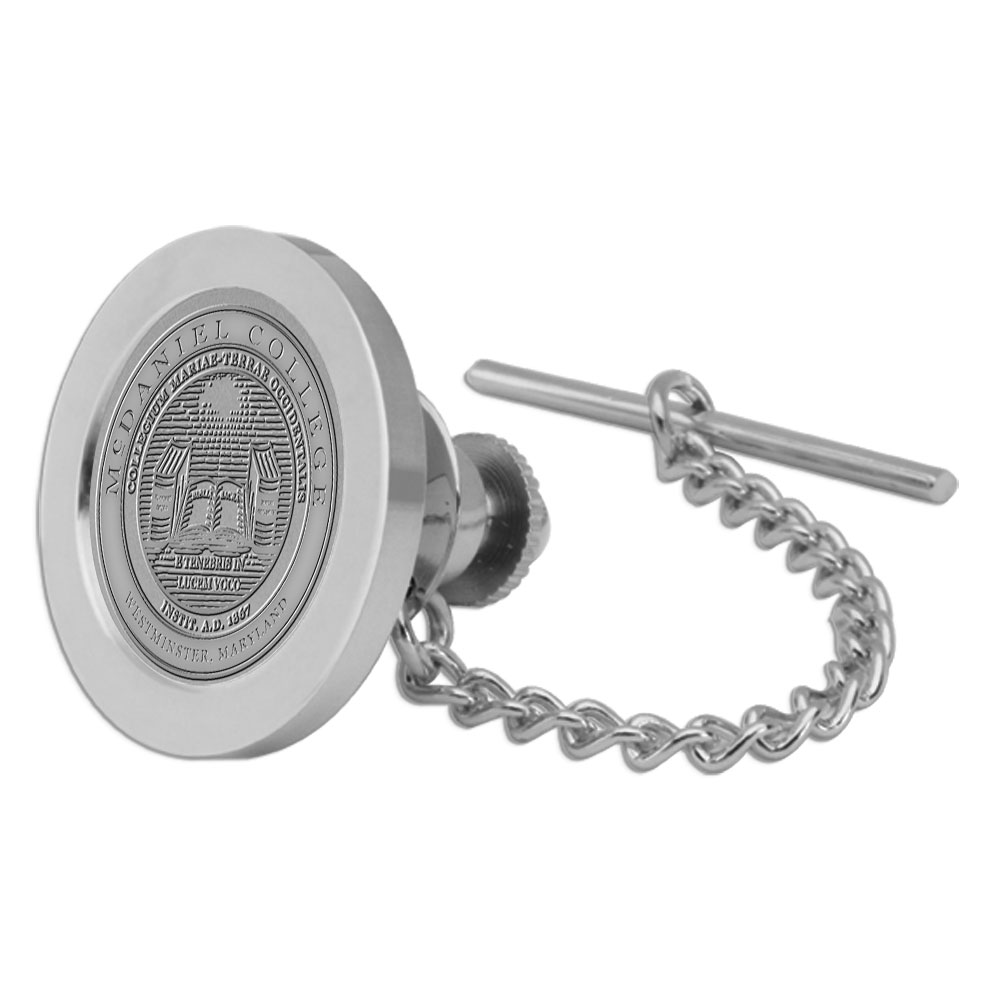 Silver McDaniel Green Terror Tie Tack/Lapel Pin