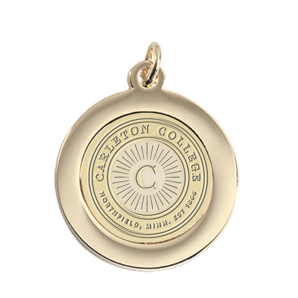 Gold Carleton Knights Team Pendant
