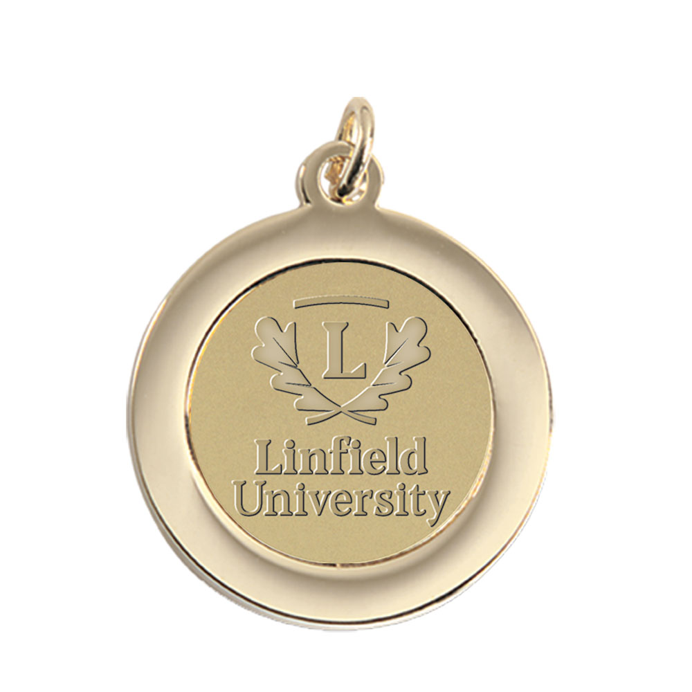 Gold Linfield Wildcats Team Pendant