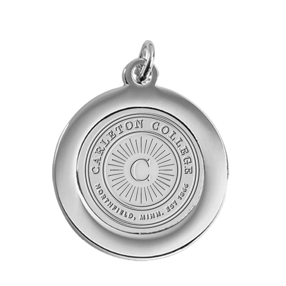 Silver Carleton Knights Team Pendant