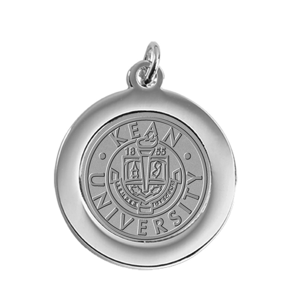 Silver Kean University Cougars Team Pendant