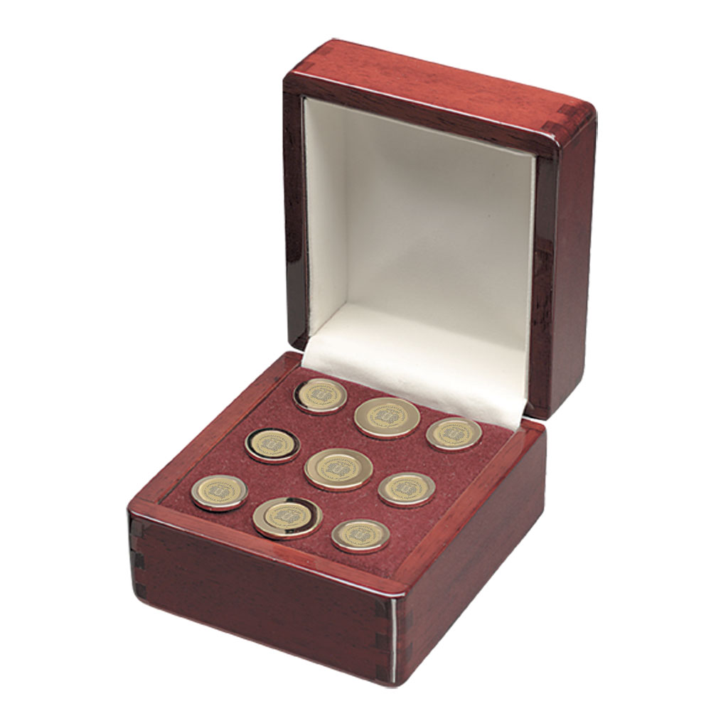 Gold Jacksonville State Gamecocks 9-Piece Blazer Button Set