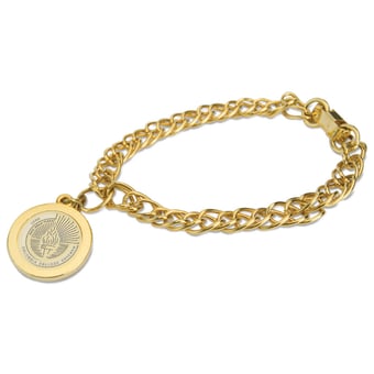 Gold Columbia Renegades Charm Bracelet