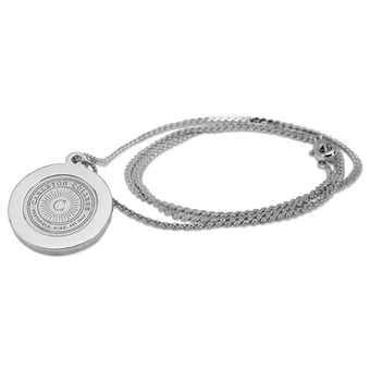 Silver Carleton Knights Pendant Necklace
