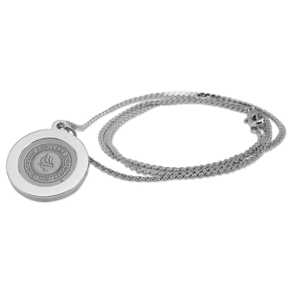 Silver Northern Kentucky University Norse Pendant Necklace