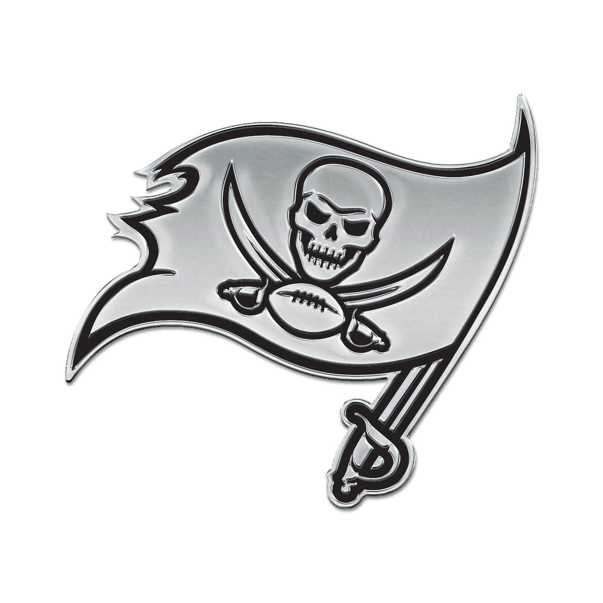 WinCraft Tampa Bay Buccaneers Chrome Auto Emblem