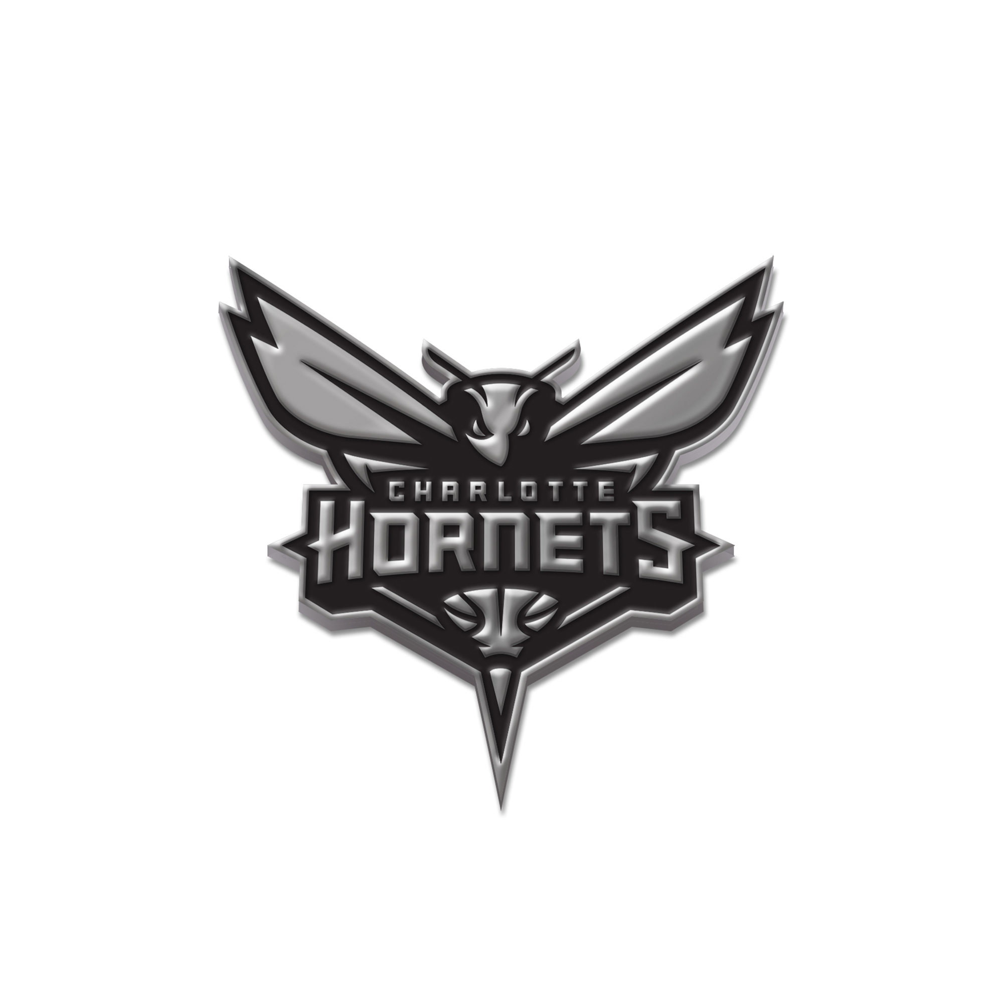 WinCraft Charlotte Hornets Chrome Auto Emblem