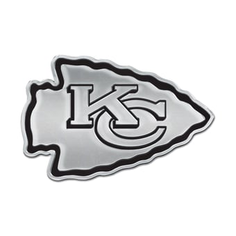 WinCraft Kansas City Chiefs Chrome Auto Emblem