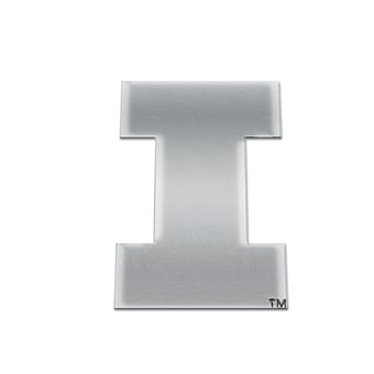WinCraft Illinois Fighting Illini Chrome Auto Emblem