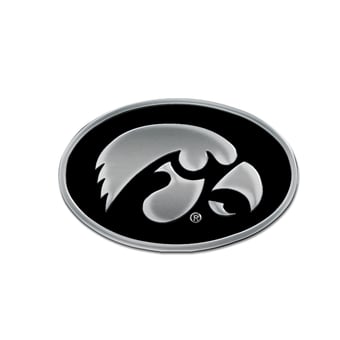WinCraft Iowa Hawkeyes Chrome Auto Emblem