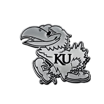 WinCraft Kansas Jayhawks Chrome Auto Emblem