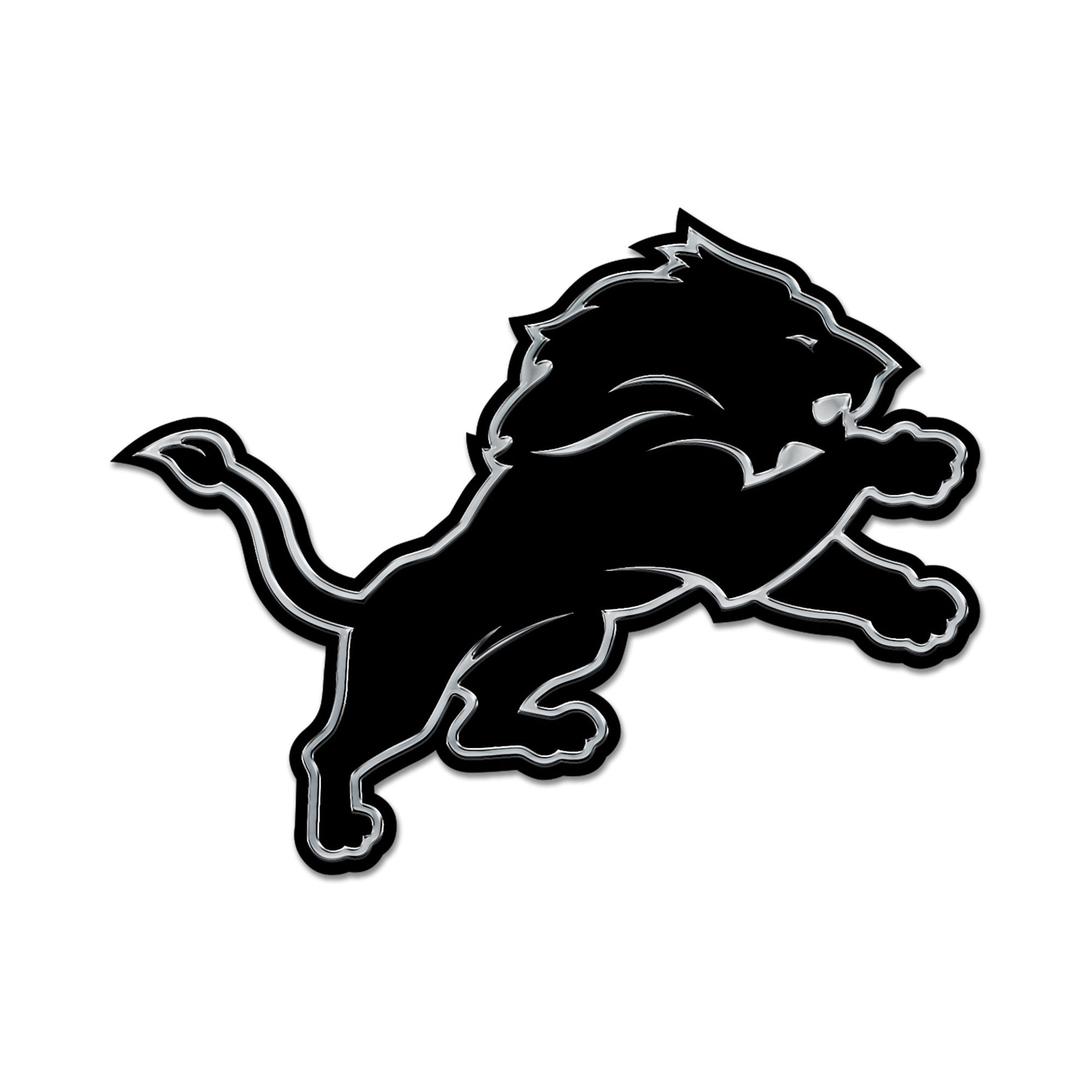 WinCraft Detroit Lions Chrome Auto Emblem