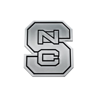 WinCraft NC State Wolfpack Chrome Auto Emblem