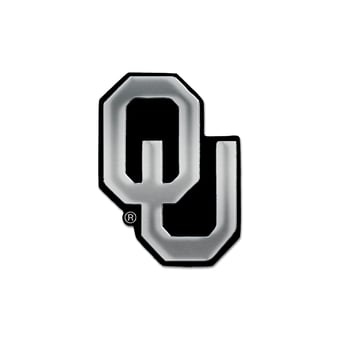 WinCraft Oklahoma Sooners Chrome Auto Emblem