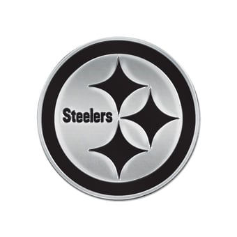 WinCraft Pittsburgh Steelers Chrome Auto Emblem