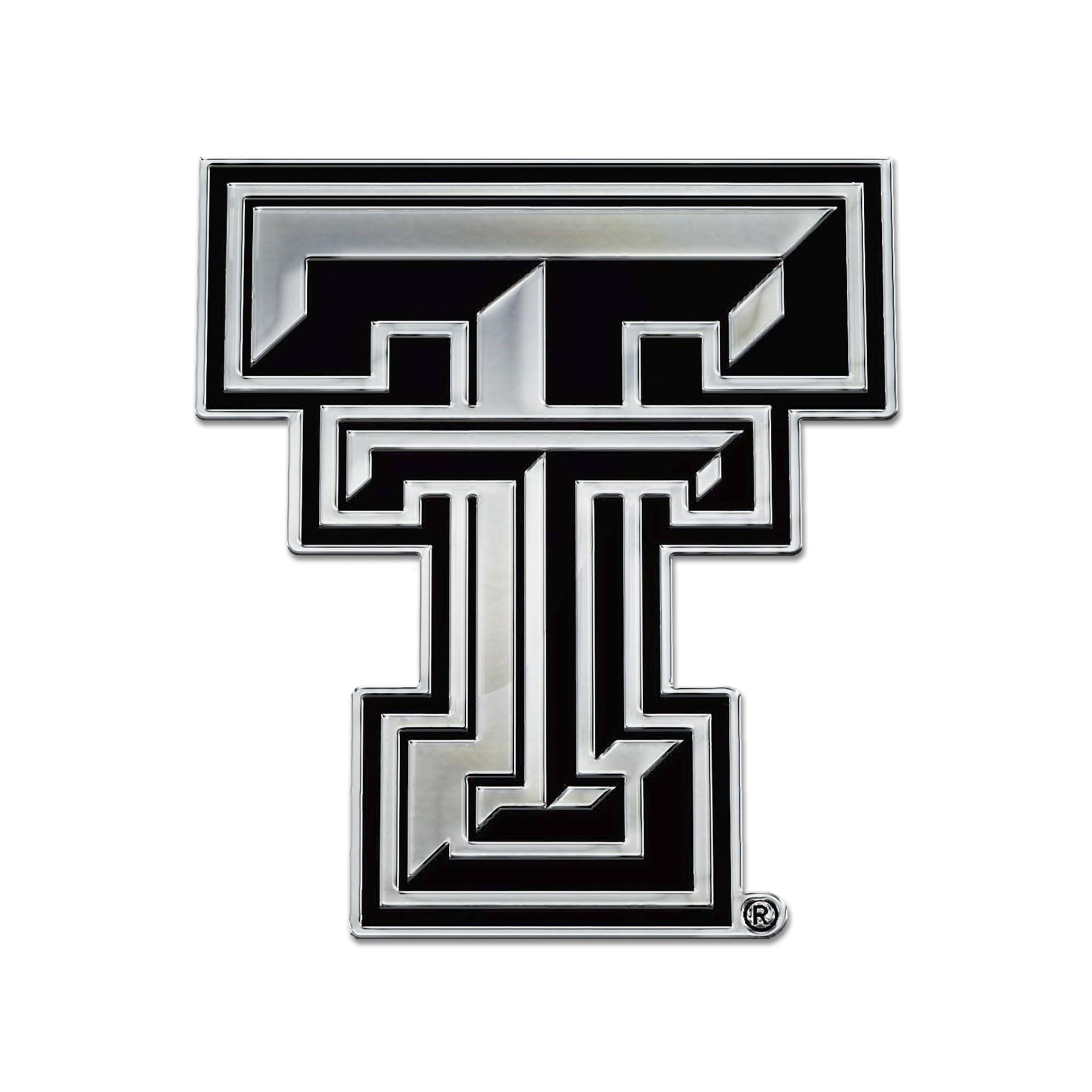 WinCraft Texas Tech Red Raiders Chrome Auto Emblem