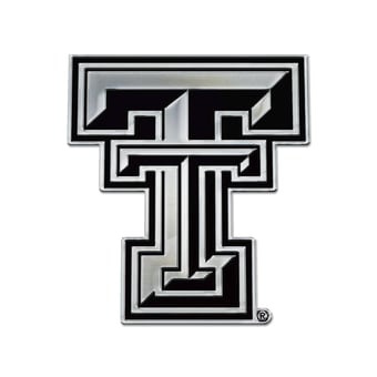 WinCraft Texas Tech Red Raiders Chrome Auto Emblem