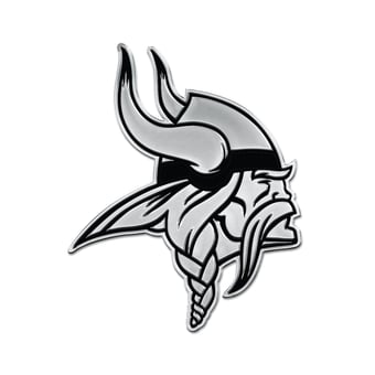 WinCraft Minnesota Vikings Chrome Auto Emblem