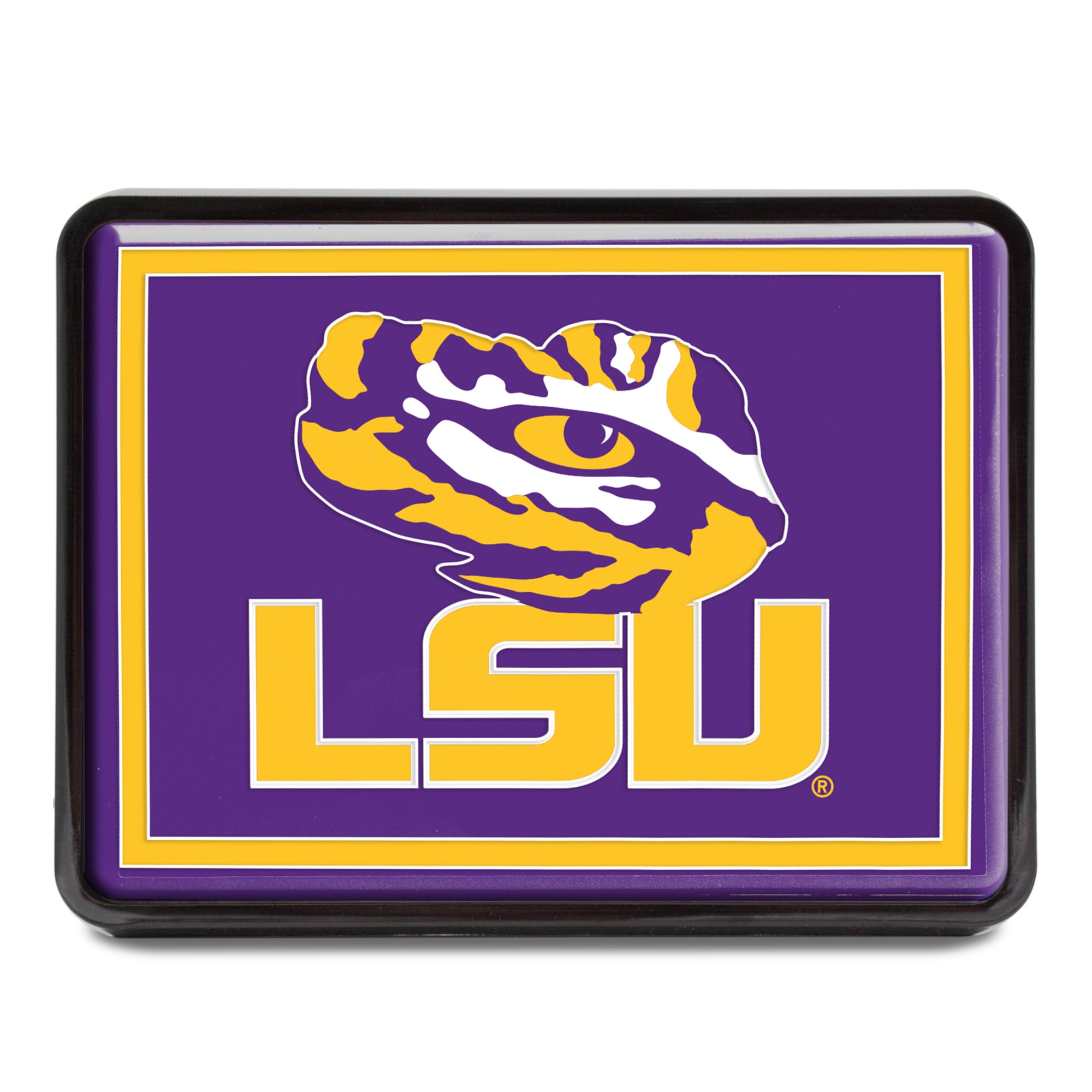 WinCraft LSU Tigers Universal Rectangle Hitch Cover