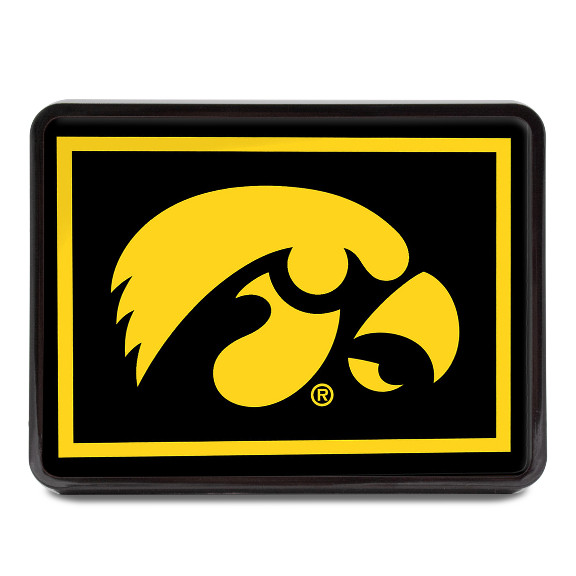 WinCraft Iowa Hawkeyes Universal Rectangle Hitch Cover