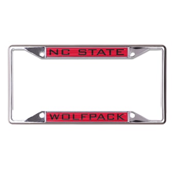 WinCraft NC State Wolfpack Laser-Cut License Plate Frame
