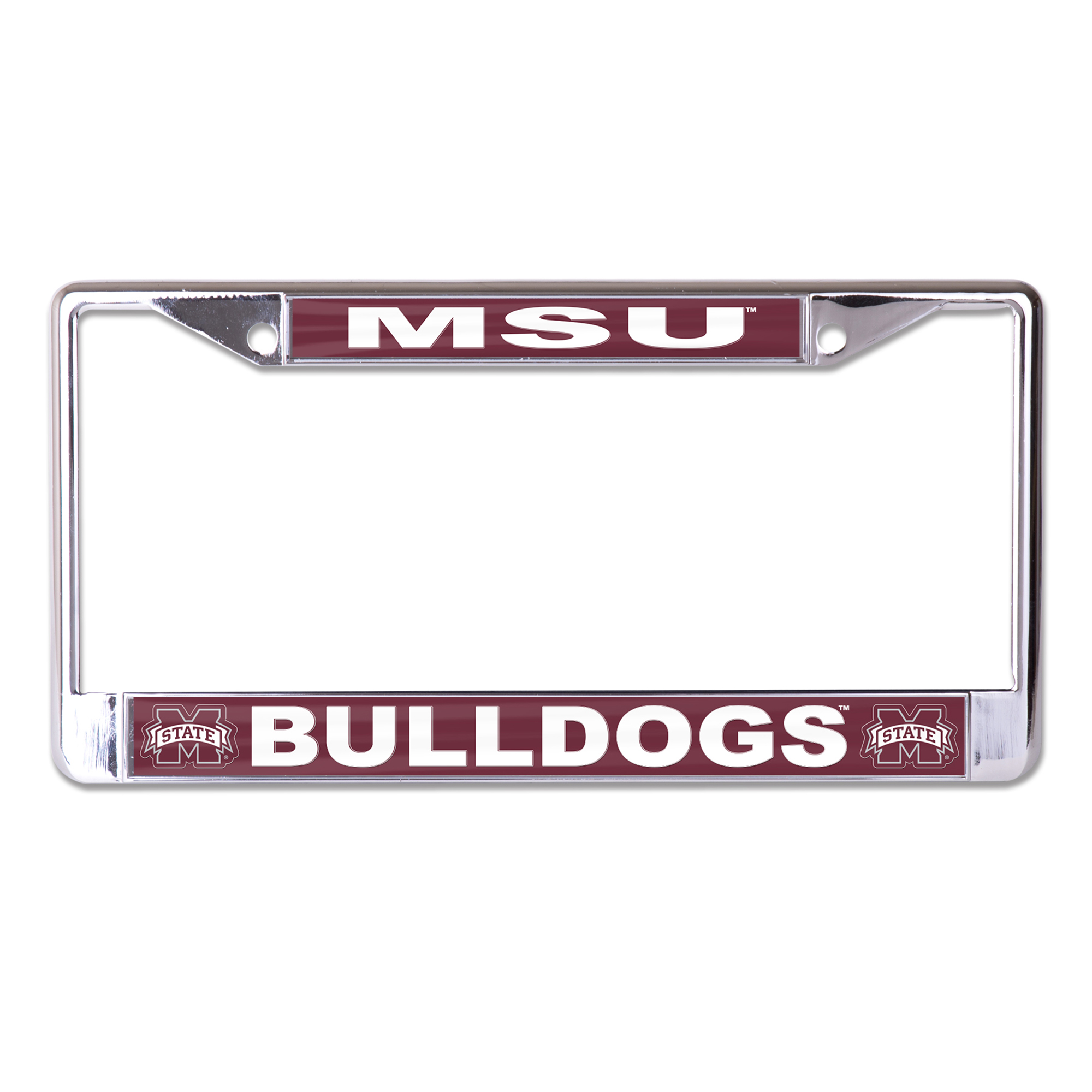 WinCraft Mississippi State Bulldogs S/L Metal License Plate Frame