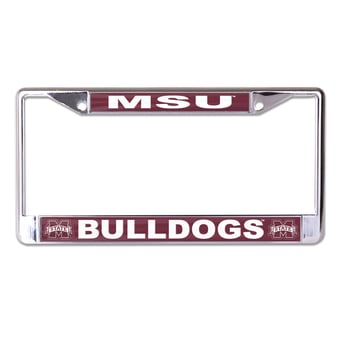 WinCraft Mississippi State Bulldogs S/L Metal License Plate Frame