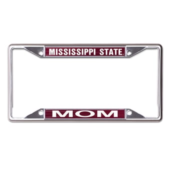 WinCraft Mississippi State Bulldogs S/S School Printed Mom License Plate Frame