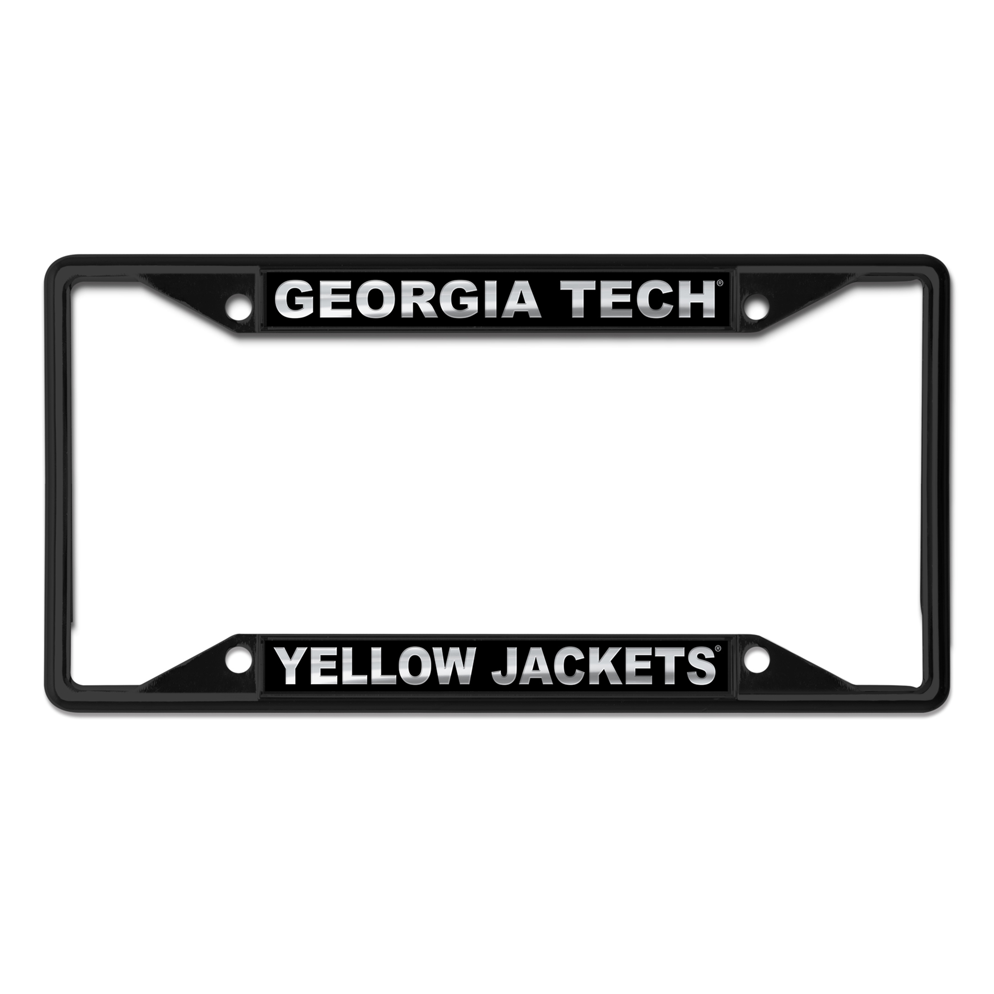 WinCraft Georgia Tech Yellow Jackets S/S Color Covered Metal License Plate Frame