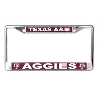 WinCraft Texas A&M Aggies S/L Team Color Covered Metal License Plate Frame