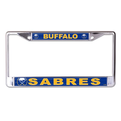 WinCraft Buffalo Sabres S/L Mega Graphics Metal License Plate Frame