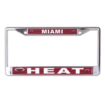 WinCraft Miami Heat S/L Mega Graphics Metal License Plate Frame