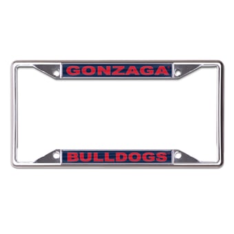 WinCraft Gonzaga Bulldogs Printed Metal License Plate Frame